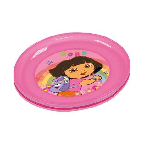 צלחת פלסטיק מדגם דורה