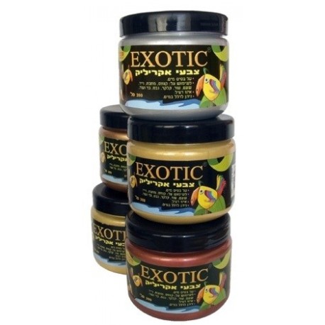 צבע EXOTIC - מטאלי - בקבוק גדול