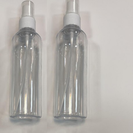 זוג בקבוקים ריקים לאחסון גל אלכוהול