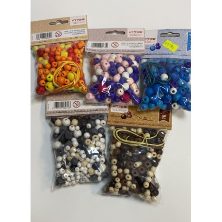 מיקס חרוזים מעץ מיקס חרוזים מעץ