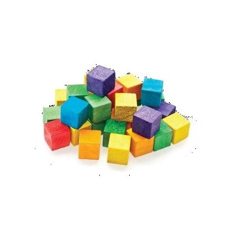 קוביות עץ צבעוני 49 יחידות