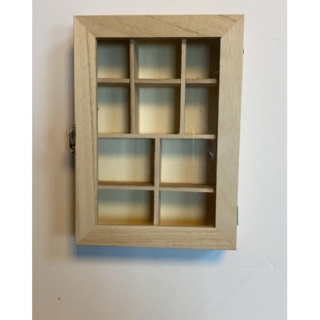 ארגז עץ - שקוף