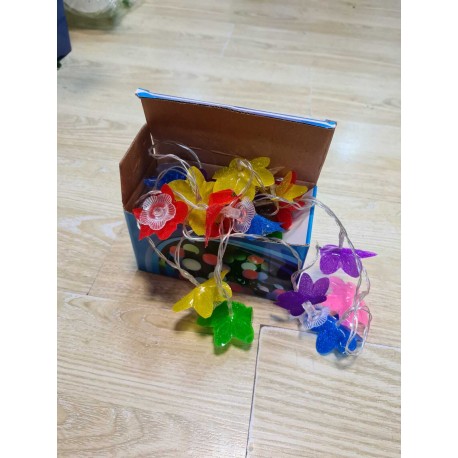 שרשרת אורות פרחים