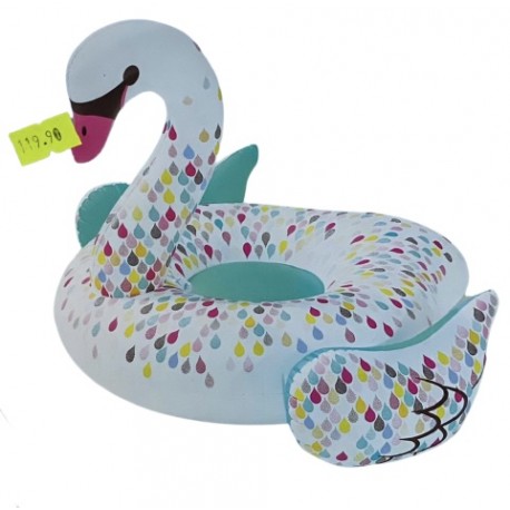 ברבור לבן מתנפח לבריכה